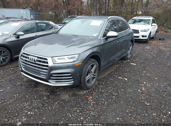 WA1A4AFY7K2106166 2019 AUDI SQ5 Gray წინა მარცხენა ხედი სამი მეოთხედიდან