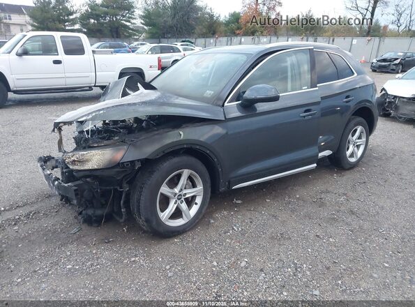 WA1AAAFY0M2038790 2021 AUDI Q5 Gray Առջևի ձախ երեք քառորդ տեսարան