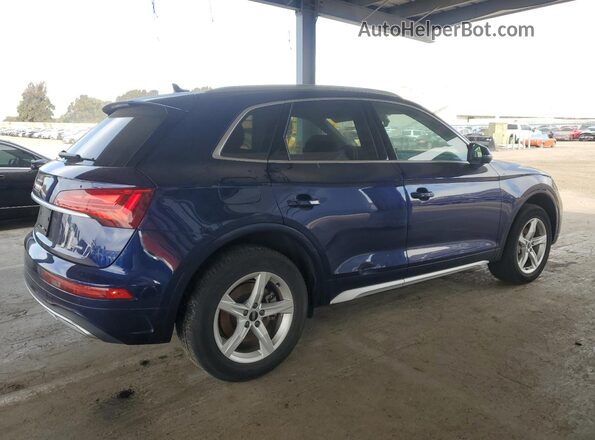 WA1AAAFY8M2124784 2021 AUDI Q5 Blue Rear right