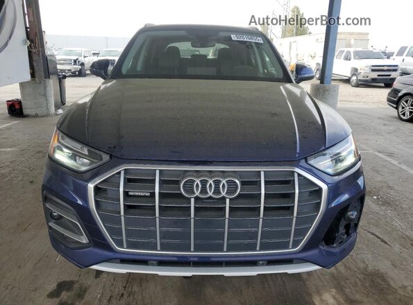 WA1AAAFY8M2124784 2021 AUDI Q5 Blue Front view