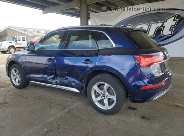 WA1AAAFY8M2124784 2021 AUDI Q5 Blue Rear left
