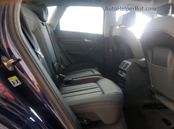 WA1AAAFY8M2124784 2021 AUDI Q5 Blue Rear seats view