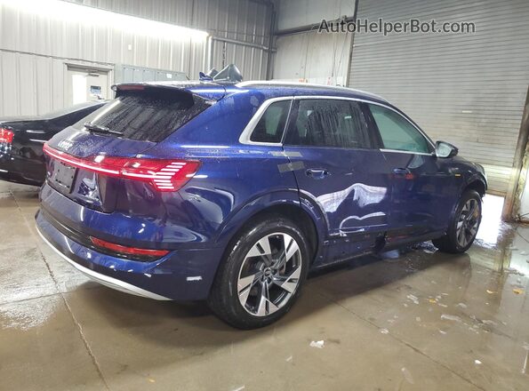 WA1AAAGE2NB019647 2022 AUDI E-TRON Синий Задняя правая четверть