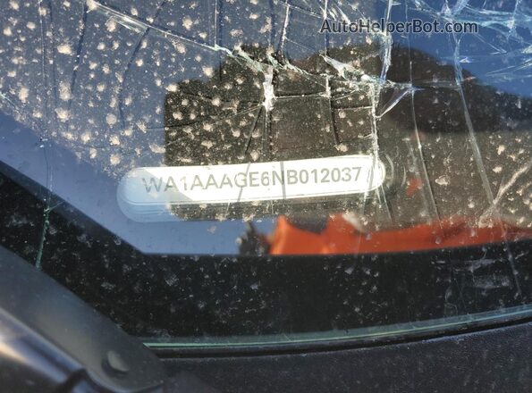 WA1AAAGE6NB012037 2022 AUDI E-TRON Белый Панорамный вид салона 360°