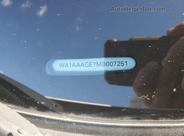 WA1AAAGE7MB007251 2021 AUDI E-TRON Белый Вид подкапотного пространства