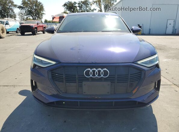 WA1AAAGEXNB006953 2022 AUDI E-TRON Blue წინა ხედი