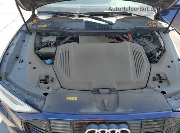 WA1AAAGEXNB006953 2022 AUDI E-TRON Blue ძრავის განყოფილების ხედი