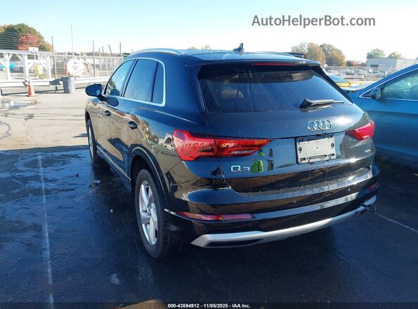 WA1AECF31L1001594 2020 AUDI Q3 Black უკანა მარცხენა