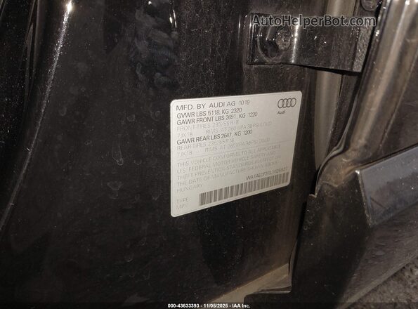 WA1AECF31L1025927 2020 AUDI Q3 Черный Вид подкапотного пространства