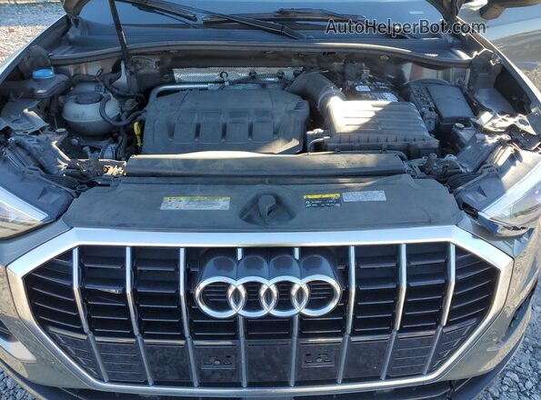 WA1AECF34L1035514 2020 AUDI Q3 Gray ძრავის განყოფილების ხედი