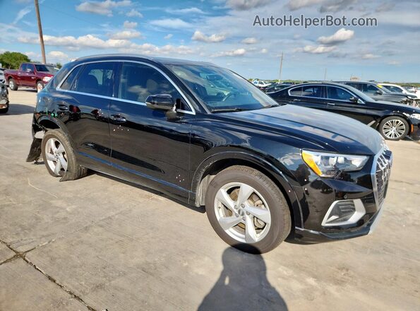 WA1AECF35L1122046 2020 AUDI Q3 Black Delantero derecho