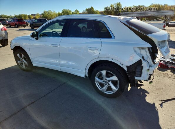 WA1AECF37L1030324 2020 AUDI Q3 White უკანა მარცხენა