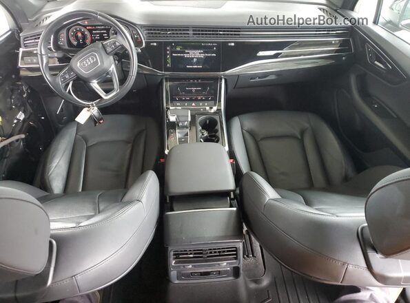 WA1AJAF71MD011240 2021 AUDI Q7 Black Dashboard view