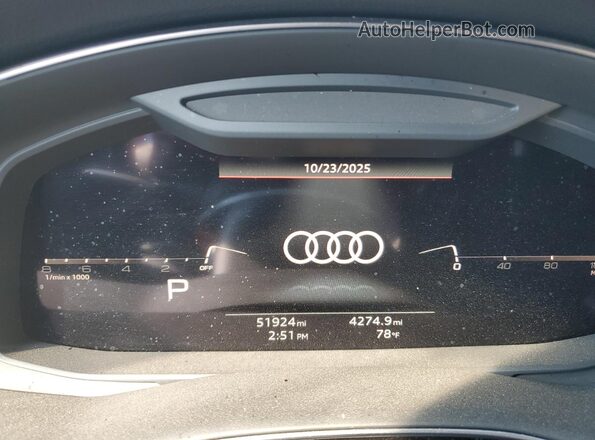WA1AJAF77MD033968 2021 AUDI Q7 Black Вид щитка приладів