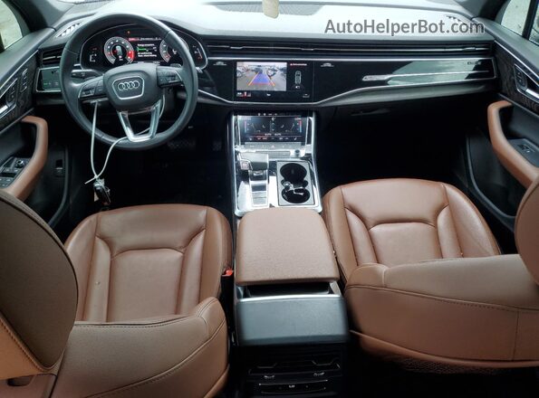 WA1AJAF78MD027225 2021 AUDI Q7 Black Առջևի վահանակի տեսք