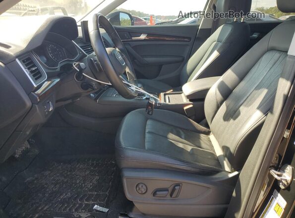 WA1ANAFY2L2019869 2020 AUDI Q5 Black წინა სალონის ხედი