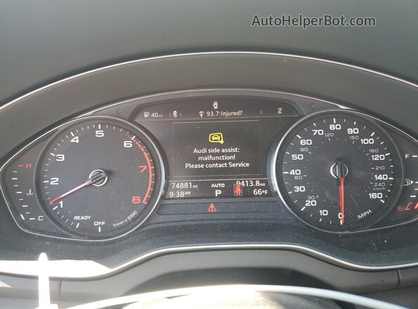 WA1ANAFY6L2050784 2020 AUDI Q5 White Vista del cuadro de instrumentos