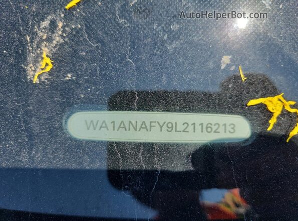 WA1ANAFY9L2116213 2020 AUDI Q5 Серый Вид наклейки с VIN-кодом