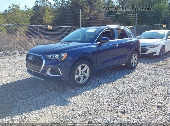 WA1AUCF3XM1058591 2021 AUDI Q3 Blue Front left
