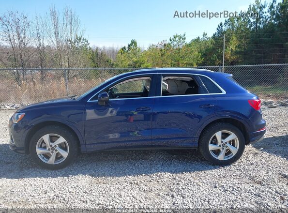 WA1AUCF3XM1058591 2021 AUDI Q3 Blue 360 interior view