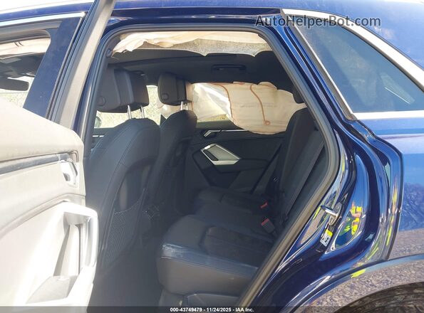 WA1AUCF3XM1058591 2021 AUDI Q3 Blue VIN sticker view