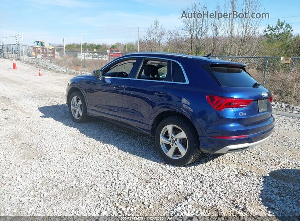 WA1AUCF3XM1058591 2021 AUDI Q3 Blue Rear left