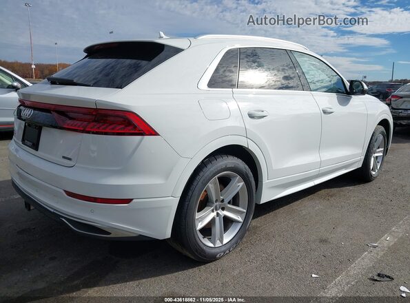 WA1AVAF19KD016764 2019 AUDI Q8 White უკანა მარჯვენა