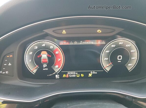 WA1AWBF17PD044797 2023 AUDI SQ8 Black Vista del cuadro de instrumentos