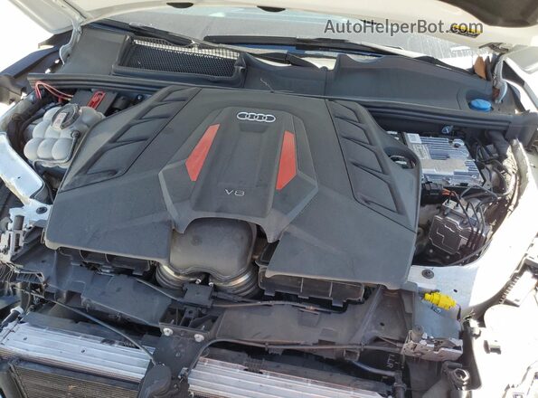 WA1AWBF75PD018607 2023 AUDI SQ7 White ძრავის განყოფილების ხედი