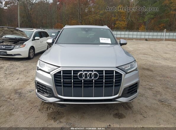 WA1AXAF79MD000064 2021 AUDI Q7 Silver Widok zestawu wskaźników