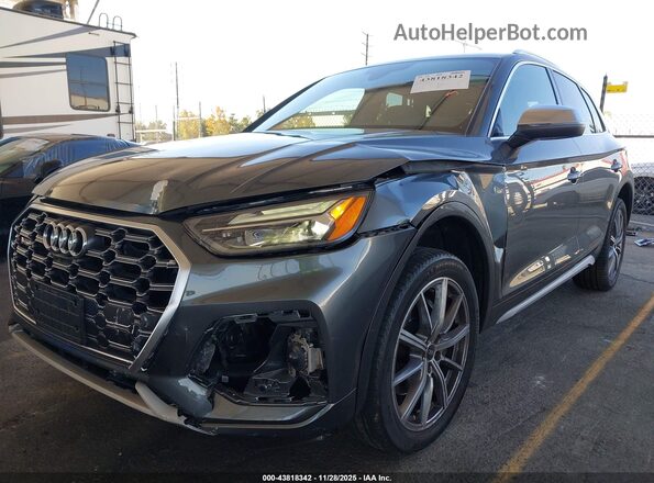 WA1B4AFY1N2135140 2022 AUDI SQ5 Gray Widok z przodu