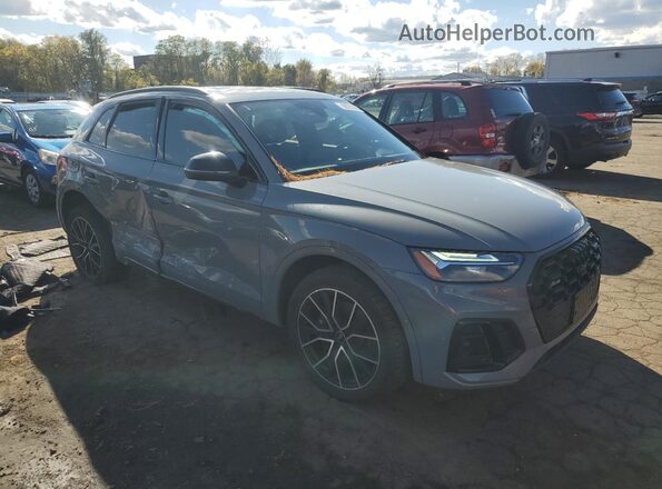 WA1B4AFY2M2036874 2021 AUDI SQ5 Gray Przód prawy