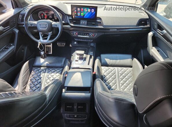 WA1B4AFY2P2082001 2023 AUDI SQ5 Gray წინა პანელის ხედი