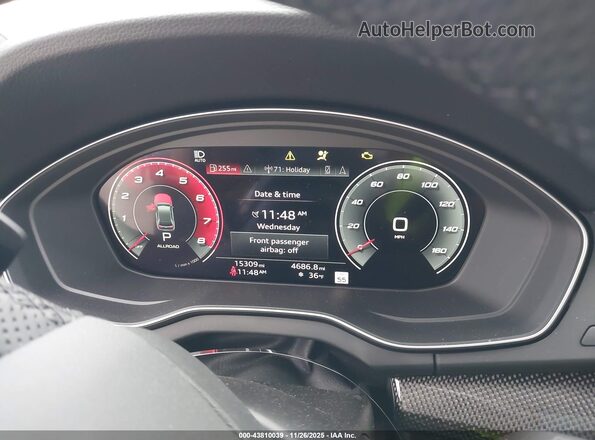 WA1B4AFY2S2054840 2025 AUDI SQ5 Gray Widok tylnych siedzeń