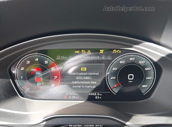 WA1B4AFY7P2078655 2023 AUDI SQ5 Gray Widok tylnych siedzeń