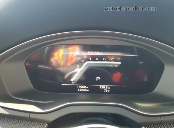 WA1B4AFY8P2154982 2023 AUDI SQ5 Blue ხელსაწყოთა პანელის ხედი