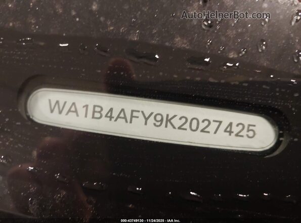WA1B4AFY9K2027425 2019 AUDI SQ5 Blue 
