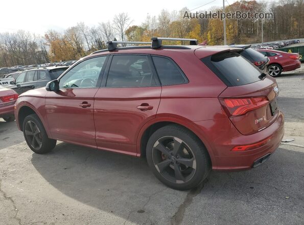 WA1B4AFY9K2082053 2019 AUDI SQ5 Red უკანა მარცხენა
