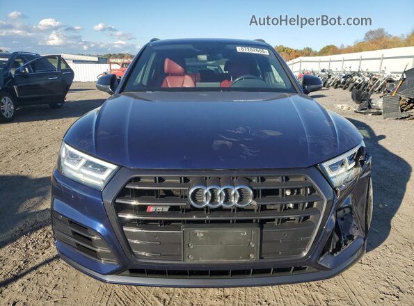 WA1B4AFYXK2029099 2019 AUDI SQ5 Blue Front view