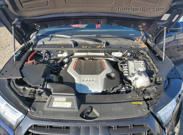 WA1B4AFYXK2029099 2019 AUDI SQ5 Blue Engine compartment view