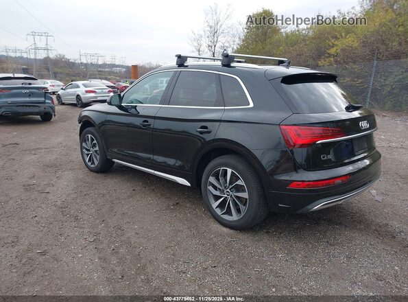 WA1BAAFY3M2025357 2021 AUDI Q5 Black Trasero izquierdo
