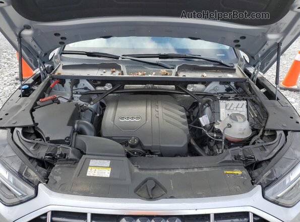 WA1BAAFY7M2007783 2021 AUDI Q5 Silver ძრავის განყოფილების ხედი