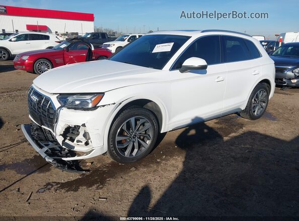 WA1BAAFY9M2017506 2021 AUDI Q5 White Передня ліва чверть