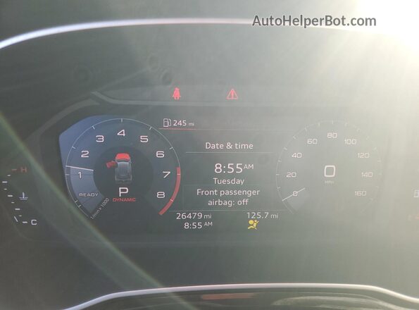 WA1BECF33K1066630 2019 AUDI Q3 White Սարքավորումների վահանակի տեսք