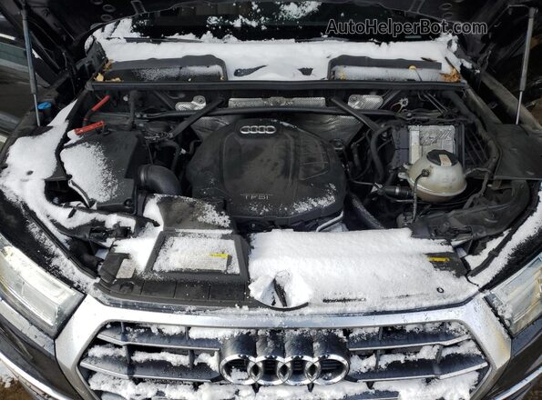 WA1BNAFY2L2039320 2020 AUDI Q5 Blue Vista del compartimento del motor