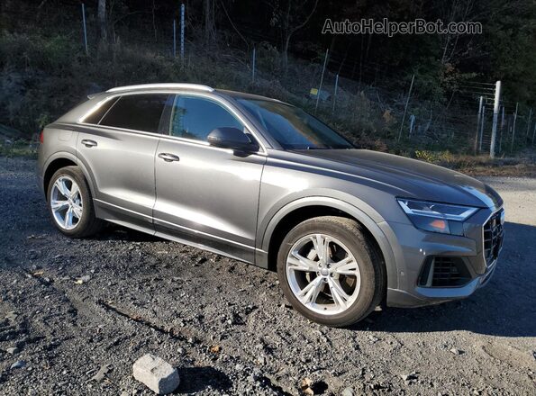WA1BVAF15KD030049 2019 AUDI Q8 Серый Передняя правая четверть