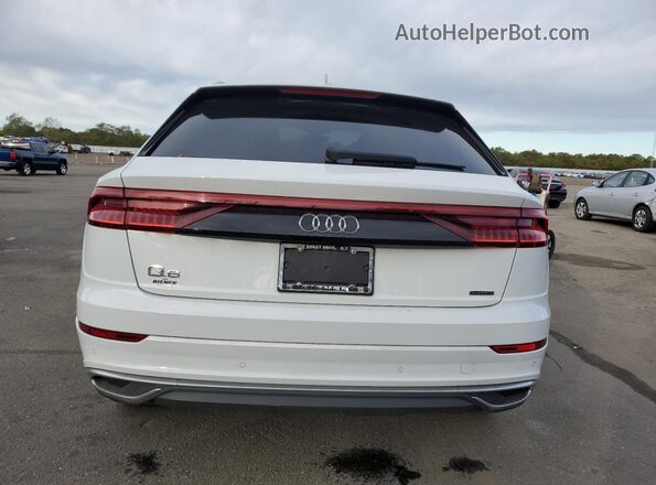 WA1BVAF1XLD000613 2020 AUDI Q8 White უკანა ხედი