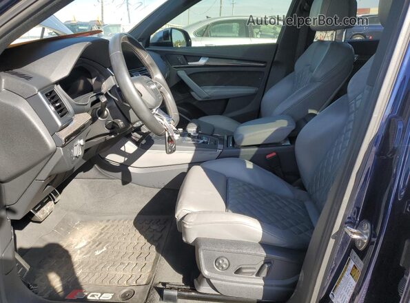 WA1C4AFY8J2176699 2018 AUDI SQ5 Blue Widok wnętrza z przodu