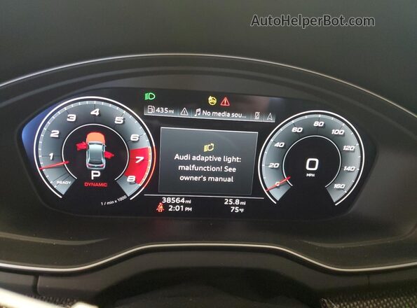 WA1C4AFYXP2038915 2023 AUDI SQ5 Black Widok zestawu wskaźników
