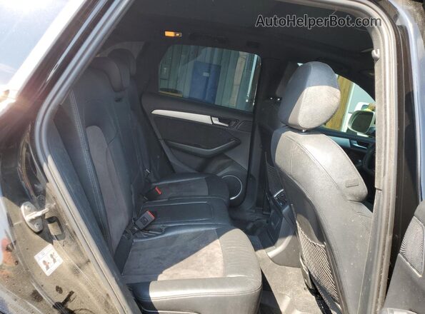 WA1CCAFP0GA031455 2016 AUDI SQ5 Black უკანა სავარძლების ხედი